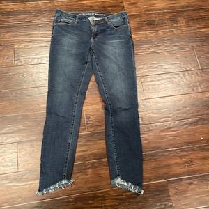 skinny jeans with frayed bottom articles of society